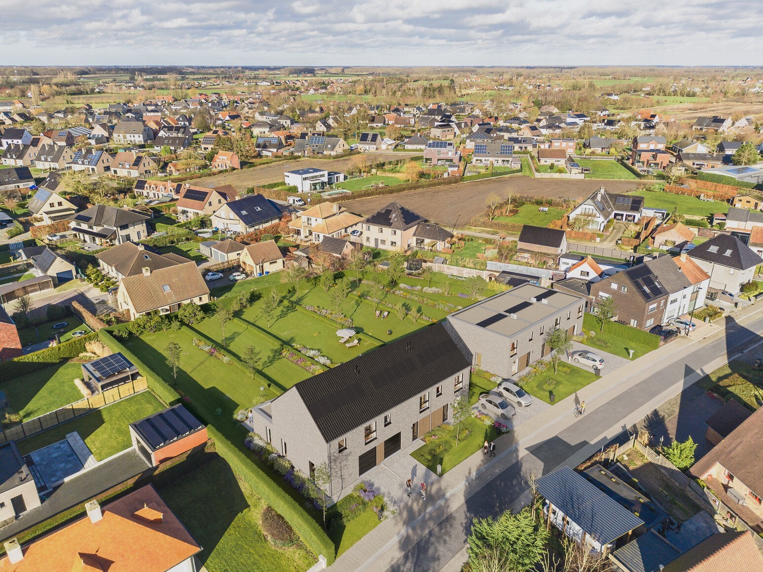 Percelen Moderne nieuwbouwwoningen op ruime percelen nabij het… | Potrell